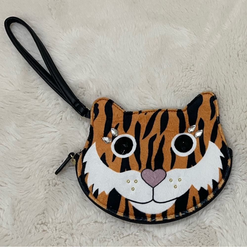 Betsey Johnson Tiger wristlet